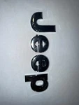 2011-2021 Jeep Grand Cherokee Emblem Badge Nameplate Hood Genuine 5182390AB. Fixed Price $100.00.