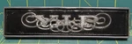Chrysler Valiant Vip Ve Emblem 2785299 24703 6-1/2" Long X 1-5/8". Fixed Price $35.00.