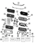 Genuine Mopar Emblem Backing Plate 68293104AA. Fixed Price $57.33.
