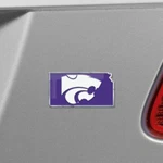 Fanmats 60868 Kansas State College Team Embossed Emblem. Fixed Price $13.57.