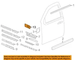 Gm Oem 10-22 Express 2500 Pick Up Box Exterior Trim-nameplate 25972313. Fixed Price $55.82.