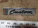1967 1968 Chevy Custom Door Emblem Oem 3901462. Fixed Price $26.97.