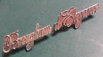 Pair Cadillac Brougham D'elegance Script Logo Emblems - Brown 7685543 972807. Fixed Price $21.99.