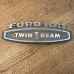 1964 1965 1966 Ford F100 Fender Emblem Badge Twin I-beam C6TB-16720-A Oem. Fixed Price $44.99.