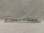 Mercedes Benz 300D W116 W123 Oem Turbo Diesel Rear Trunk Lid Badge Emblem Logo. Fixed Price $24.99.