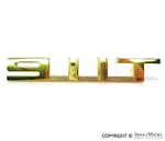 Porsche Gold 911T Emblem 69-71 901-559-311-51 90155931151. Fixed Price $108.55.