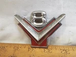 Vintage Oem Ford V8 Side Fender Emblem Badge BM16237-A Thunderbird 50S BM16237A. Fixed Price $39.99.