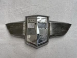 Vtg 40S Studebaker X0-519 Chrome Grille Emblem Hood Ornament Badge Oem Car Part. Fixed Price $50.00.
