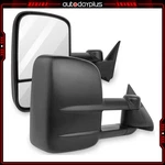 Pair Black Power Tow Side Mirrors For 1988-1998 Chevy C/k 1500/2500/3500 Truck. Fixed Price $89.01.