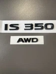 Gloss Pearl Black Emblem Badge Logo Fits Lexus IS350 Awd 2006 To 2025. Fixed Price $21.99.
