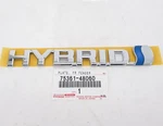 Genuine Oem Toyota 75361-48902 "hybrid" Passenger Front Fender Emblem Nameplate. Fixed Price $22.67.