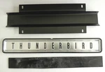 New 1964 Ford Thunderbird Rear Center Bumper Ornament, Emblem With Backing Parts. Fixed Price $175.00.