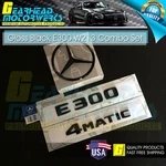 2017 E300 4MATIC Gloss Black Emblem Rear Star Badge Set Amg Mercedes Benz W213. Fixed Price $67.67.