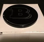 Brabus Logo Hood Emblem Badge "black"made In Germany Mbz R231,230,170. Fixed Price $125.00.