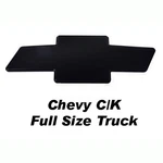 Front Billet Bowtie Grille Emblem 94-98 Chevy C/k Full Size Pu Truck Smooth Blk. Fixed Price $100.00.
