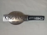 2004-2008 Ford F-150 King Ranch Tailgate/fender Emblem Badge Oem 3L34-16B114-AA. Fixed Price $26.00.