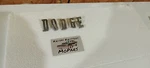 Mopar Dodge Dart Deck Lid Trunk Emblems 318 340 360 383 440 426 Hemi Plymouth. Fixed Price $99.00.