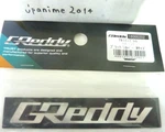 Greddy Logo Intake Manifold Plenum Emblem Badge Metal Black Silver 18000202. Fixed Price $20.00.