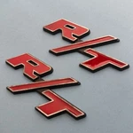 2X For Side Fender Emblems Rear Tailgate R/t Replacement Badges Red Silver. Fixed Price $16.99.
