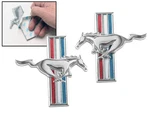 Mustang Running Horse Fender Emblems Stick On Lh & Rh Pair 1964 1965 1966. Fixed Price $70.76.