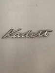 Vintage Opel Kadett Metal Emblem Ornament Nameplate Trim Badge Logo. Fixed Price $45.00.