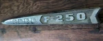 Oem 1961-1963 Ford F-250 Hood Side Spear Ornament Lh C1TB-16721". Fixed Price $25.00.