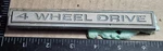 Chevrolet / Gm Circa '70 Wheel Drive Metal Emblem 3927801 (6414). Fixed Price $16.00.