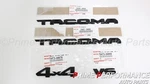 Toyota Tacoma 2016-2023 Nightshade Gloss Black Front Door Emblems, V6 & 4X4. Fixed Price $181.49.