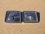1980-87 Amc Eagle #3737690 & #3737691 Roof Pillar Sail Panel Badges Pair (2). Fixed Price $24.95.