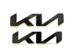 2PCS Gloss Black Replacement Front Rear Emblems For 2023-25 Kia Telluride X Pro. Fixed Price $59.85.