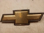 Oem 1983-87 Chevy Truck Gold Bowtie Grille Emblem 14043882 Metal. Fixed Price $50.00.