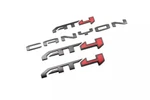 Genuine Gm Canyon AT4 Emblems - Black 85056294. Fixed Price $134.81.