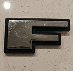 1983-1992 Ford Ranger Plastic Tailgate Letter Emblem "f" Used E27B-9940228-AA. Fixed Price $15.99.