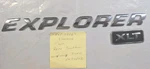 Explorer Xlt Rear Emblem Oem Refurbished. 2001/2007 Ford. Fixed Price $14.00.