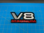 Dodge V8 Magnum Emblem Badge Oem 55076570 Mopar Ram Dakota Durango Truck Van. Fixed Price $22.39.
