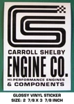 Carroll Shelby Hi- Performance Engines Vinyl Sticker Decal-vintage Road Racing. Fixed Price $8.74.