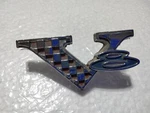 1965 1966 Plymouth Chrome Front Fender Emblem V8 Excellent Condition. Fixed Price $55.00.