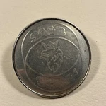 Saab Scania Emblem Round Circular Car Badge 6911895 16760. Fixed Price $13.00.