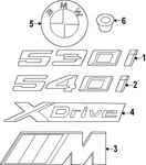 Genuine Bmw Nameplate 51-14-5-A0C-946. Fixed Price $71.68.