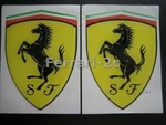 New Ferrari 348 Genuine Emblem Fender Badge Sticker Shield Decal Resin Coated. Fixed Price $44.95.