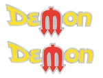 Oer Zinc Diecast Front Fender Emblem Set For 1972 Dodge Dart Demon. Fixed Price $119.98.