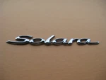 99 00 01 02 03 Toyota Solara Rear Lid Chrome Emblem Logo Badge Sign Used A45681. Fixed Price $20.00.