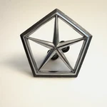 Mopar P/n 4103304 1982 - 1987 Dodge Chrysler Plymouth Pentastar Emblem Oem. Fixed Price $26.99.