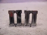 1965 Plymouth Fury Ii Fender Emblems Oem #2524209 1966 1967 1968 69 70 72 73. Fixed Price $49.98.