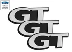 1999-2004 Mustang Gt Chrome & Black Lh Rh Side Fender Trunk Emblems 3PC Set. Fixed Price $47.95.