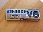 Toyota Iforce 5.7L V8 Emblem Rear Liftgate Trunk Oem A062 Abs. Fixed Price $17.99.