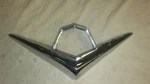 Mopar 1955 Dodge Custom Royal Lancer V8 Hood Ornament Emblem 1599411. Fixed Price $80.00.