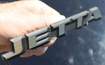 Vw Volkswagen MK2 A2 Jetta Gli Rear Trunk Panel Emblem Name Plate 165 853 687. Fixed Price $29.99.
