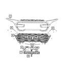 New Genuine Mopar Bracket Grille 2023-2023 Oe 68576750AA. Fixed Price $14.50.