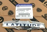 2019 2020 Jeep Cherokee Latitude Rear Liftgate Hatch Chrome Nameplate Emblem Oem. Fixed Price $122.86.